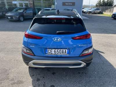 Hyundai Kona 1.0 T-GDI Hybrid 48V iMT XLine Blu/Azzurro usata Alba