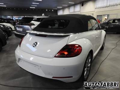 Volkswagen New Beetle VOLKSWAGEN - New Beetle Cabrio 1.2 TSI Design BMT ALLSTAR RETRO CAM NAVI PLUS MMI + Bianco usata CORIANO
