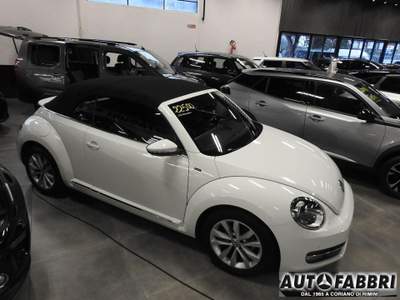 Volkswagen New Beetle VOLKSWAGEN - New Beetle Cabrio 1.2 TSI Design BMT ALLSTAR RETRO CAM NAVI PLUS MMI + Bianco usata CORIANO