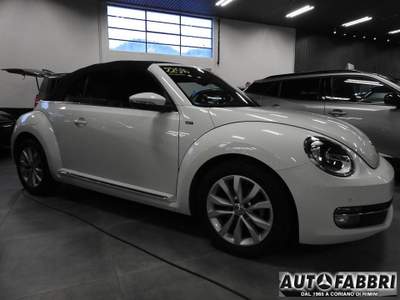 Volkswagen New Beetle VOLKSWAGEN - New Beetle Cabrio 1.2 TSI Design BMT ALLSTAR RETRO CAM NAVI PLUS MMI + Bianco usata CORIANO