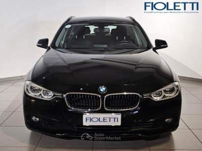 BMW Serie 3 318d (F30/F31) 318D TOURING BUSINESS ADVANTAGE AUT. Nero usata Manerbio