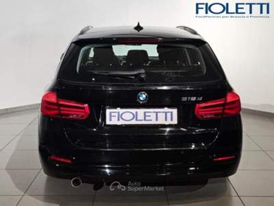 BMW Serie 3 318d (F30/F31) 318D TOURING BUSINESS ADVANTAGE AUT. Nero usata Manerbio