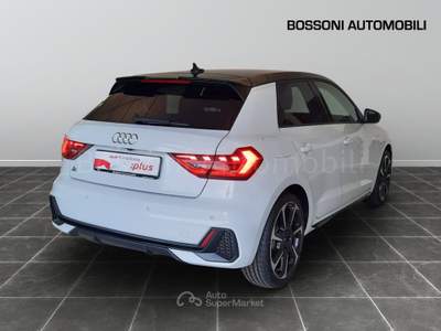 Audi A1 sportback 30 1.0 tfsi 116cv identity black s tronic Bianco usata Cremona