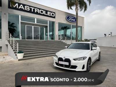 BMW Serie 4 Gran Coupé 420d 420d xDrive 48V Sport Bianco usata Lucugnano