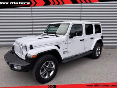 Jeep Wrangler Unlimited 2.2 Mjt II 4X4 4WD Sahara GANCIO TRAINO Bianco usata Sant'Angelo in vado Jeep Wrangler Unlimited 2.2 Mjt II 4X4 4WD Sahara GANCIO TRAINO Bianco usata Sant'Angelo in vado