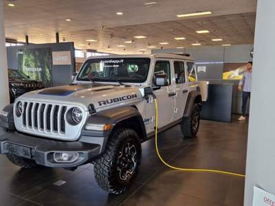 Jeep Wrangler Unlimited 2.0 PHEV ATX 4xe Rubicon Grigio usata Modena