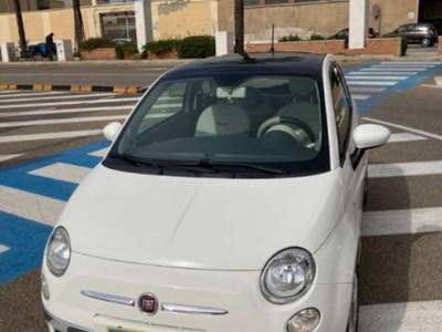 Fiat 500 1.3 mjt Lounge 95cv Bianco usata Cagliari