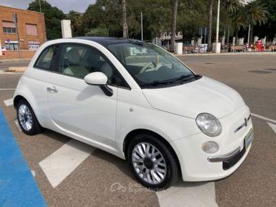 Fiat 500 1.3 mjt Lounge 95cv Bianco usata Cagliari