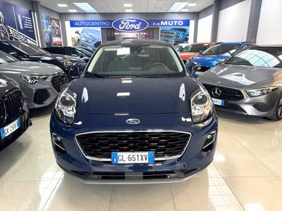 Ford Puma 1.0 EcoBoost Hybrid 125 CV S&S Titanium Blu/Azzurro usata Medesano
