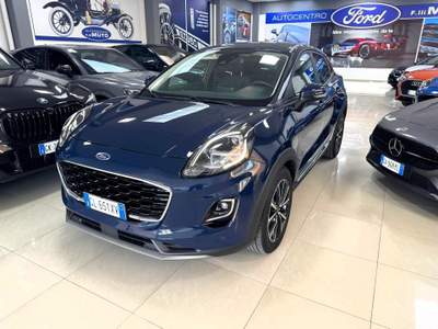 Ford Puma 1.0 EcoBoost Hybrid 125 CV S&S Titanium Blu/Azzurro usata Medesano