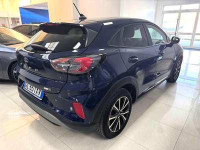 Ford Puma 1.0 EcoBoost Hybrid 125 CV S&S Titanium Blu/Azzurro usata Medesano
