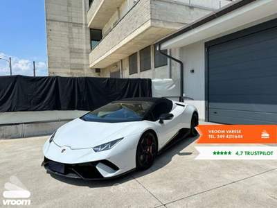 Lamborghini Huracán Huracï¿½n 5.2 V10 Performante Spyder Bianco usata Varese