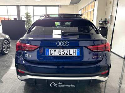 Audi Q3 SPB 35 TDI S tronic S line edition TETTO-IVA ESP. Blu/Azzurro usata Medesano