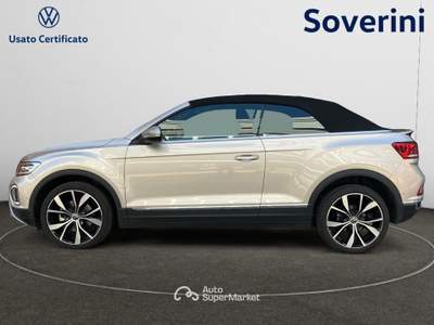 Volkswagen T-Roc Cabriolet 1.5 TSI ACT DSG Style Argento usata Bologna