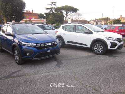 Dacia Sandero 1.2 ECO-G 120 STEPWAY EXPRESSION Bianco usata ROMA