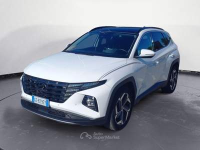 Hyundai Tucson 1.6 HEV aut.Exellence Bianco usata Bolzano