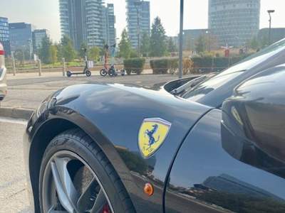 Ferrari 488 488 SPYDER NOLEGGIO LUNGO TERMINE LEASING FINANZIAMENTO Nero usata Milano