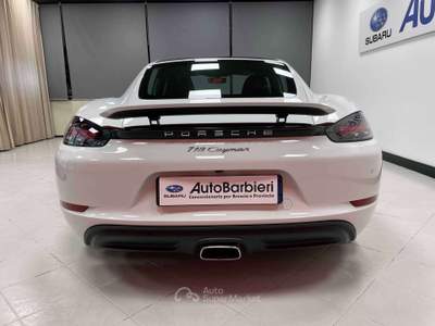 Porsche Cayman 718 2.0 T 300CV PDK Bianco usata Brescia