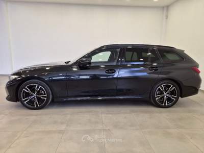 BMW Serie 3 318d d 48V Touring Msport N1 Autocarro Nero usata Liscate
