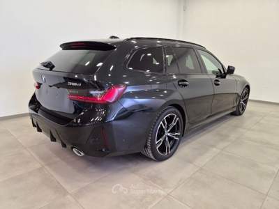 BMW Serie 3 318d d 48V Touring Msport N1 Autocarro Nero usata Liscate