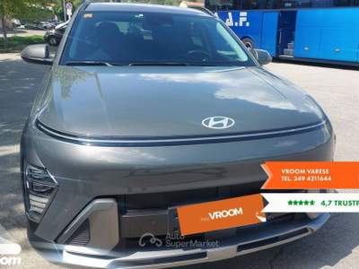 Hyundai Kona Kona HEV 1.6 DCT XLine Grigio usata Varese