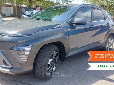 Hyundai Kona Kona HEV 1.6 DCT XLine Grigio usata Varese