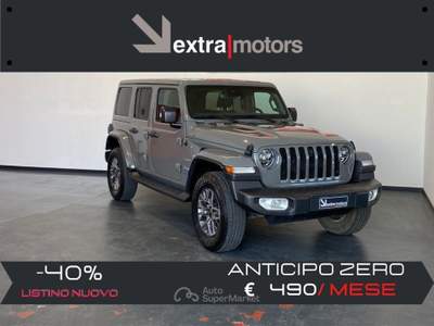 Jeep Wrangler UNLIMITED 2.0 PHEV ATX 4XE SAHARA Grigio usata Follonica
