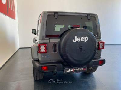 Jeep Wrangler UNLIMITED 2.0 PHEV ATX 4XE SAHARA Grigio usata Follonica