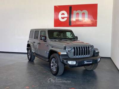 Jeep Wrangler UNLIMITED 2.0 PHEV ATX 4XE SAHARA Grigio usata Follonica
