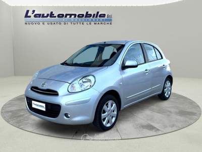 Nissan Micra 1.2 12V 5 porteTekna Argento usata Ghedi