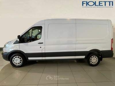 Ford Transit 2014 350 2.0TDCI ECOBLUE MHEV 130CV PL-TM FURGONE TREND Bianco usata Manerbio