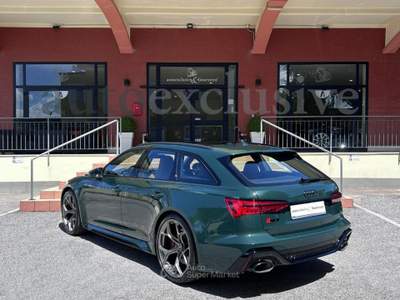 Audi RS 6 Avant 4.0 TFSI V8 quattro tiptronic Performance Verde usata Pistoia