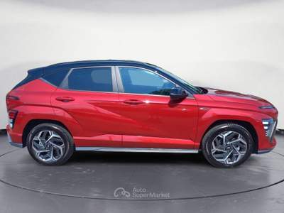 Hyundai Kona NEW 1.6 HEV DCT NLINE TT TECH Rosso usata Bolzano