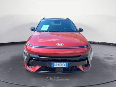 Hyundai Kona NEW 1.6 HEV DCT NLINE TT TECH Rosso usata Bolzano