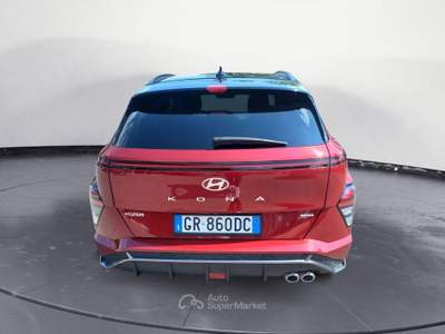 Hyundai Kona NEW 1.6 HEV DCT NLINE TT TECH Rosso usata Bolzano