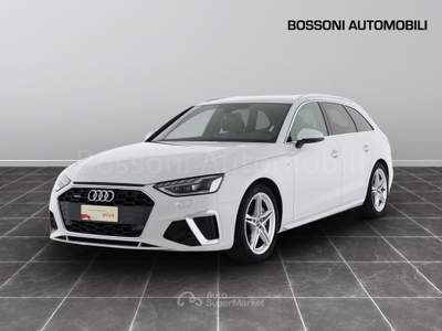 Audi A4 avant 40 2.0 tdi mhev 204cv s line edition quattro s tronic Bianco usata Cremona