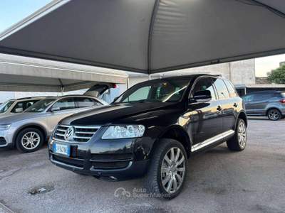 Volkswagen Touareg Touareg I 2003 3.0 V6 tdi tiptronic dpf Nero usata Giugliano in Campania