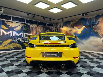 Porsche Cayman 718 Spyder 4.0 GT4 RS pdk WEISSACH RS PACK (718) Giallo usata Calenzano