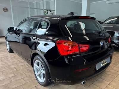BMW Serie 1 114d 114 d Advantage *TAGLIANDI CERTIFICATI*NEOPATENTATI Nero usata Carvico