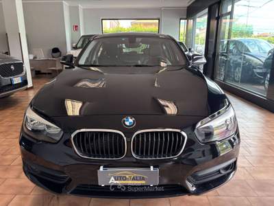 BMW Serie 1 114d 114 d Advantage *TAGLIANDI CERTIFICATI*NEOPATENTATI Nero usata Carvico