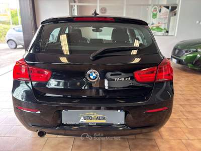 BMW Serie 1 114d 114 d Advantage *TAGLIANDI CERTIFICATI*NEOPATENTATI Nero usata Carvico