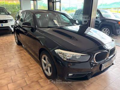 BMW Serie 1 114d 114 d Advantage *TAGLIANDI CERTIFICATI*NEOPATENTATI Nero usata Carvico