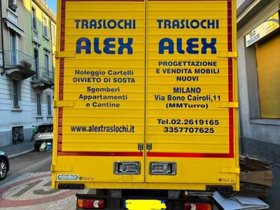 Nissan Cabstar cassone 490x220x260h allestito per mobili e traslochi Giallo usata Milano