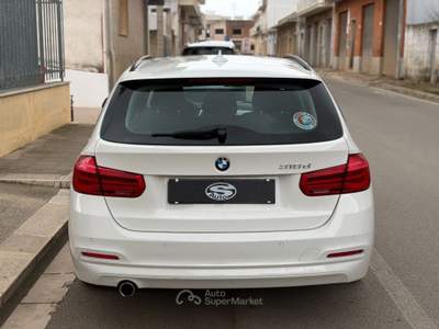 BMW Serie 3 318d d Touring Advantage Aut. Bianco usata San Michele Salentino