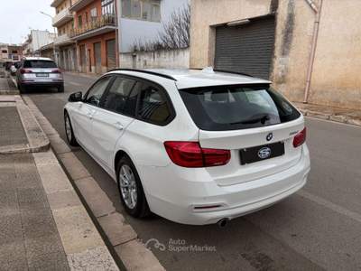 BMW Serie 3 318d d Touring Advantage Aut. Bianco usata San Michele Salentino