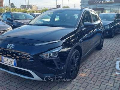 Hyundai Bayon 1.0 T-GDI Hybrid 48V iMT XLine Nero usata Savona