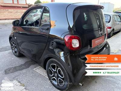 Smart ForTwo fortwo 90 0.9 Turbo twinamic parisblue Passion Nero usata Santa Margherita