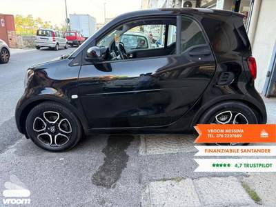 Smart ForTwo fortwo 90 0.9 Turbo twinamic parisblue Passion Nero usata Santa Margherita