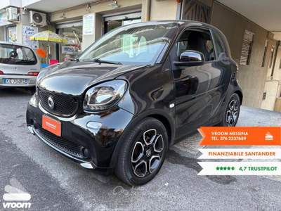 Smart ForTwo fortwo 90 0.9 Turbo twinamic parisblue Passion Nero usata Santa Margherita