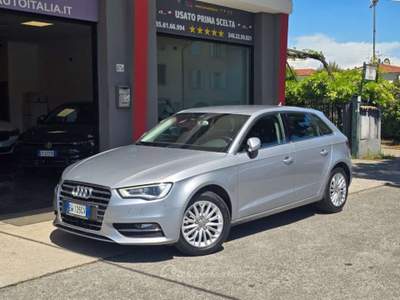 Audi A3 SPB 2.0 TDI 150 CV Automatica ACC SideAss Navi LED Argento usata Rezzato